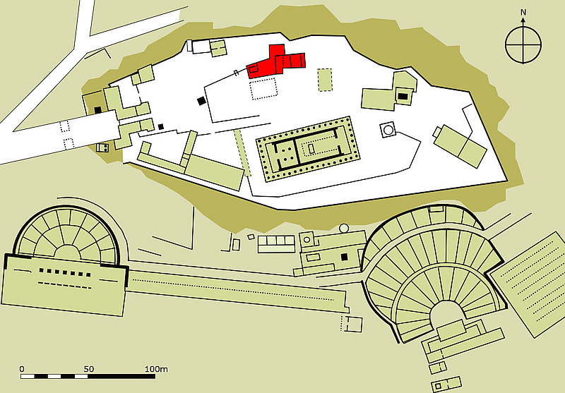 plan of the acropolis