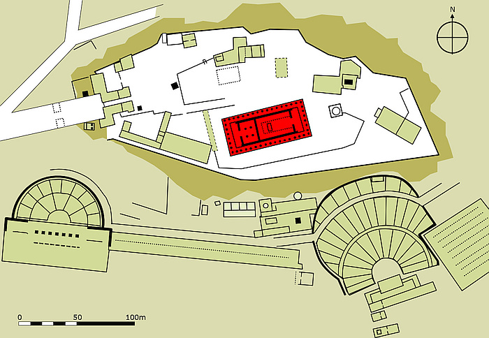 plan of the acropolis