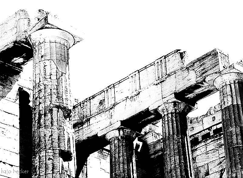 detail of the Propylaea