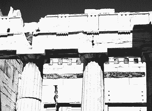 detail of the Propylaea
