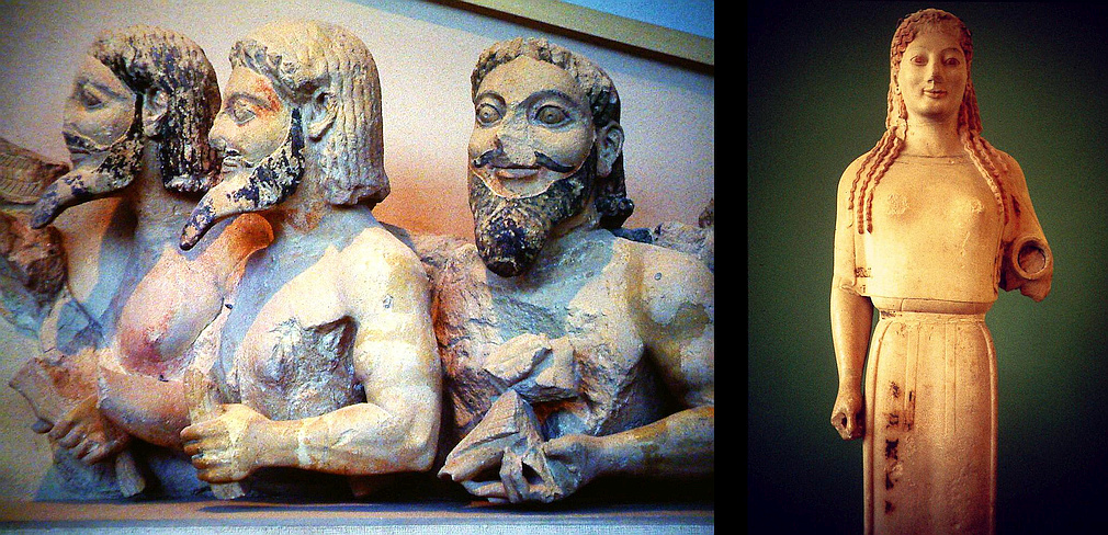 Typhon and the Peploforos kore