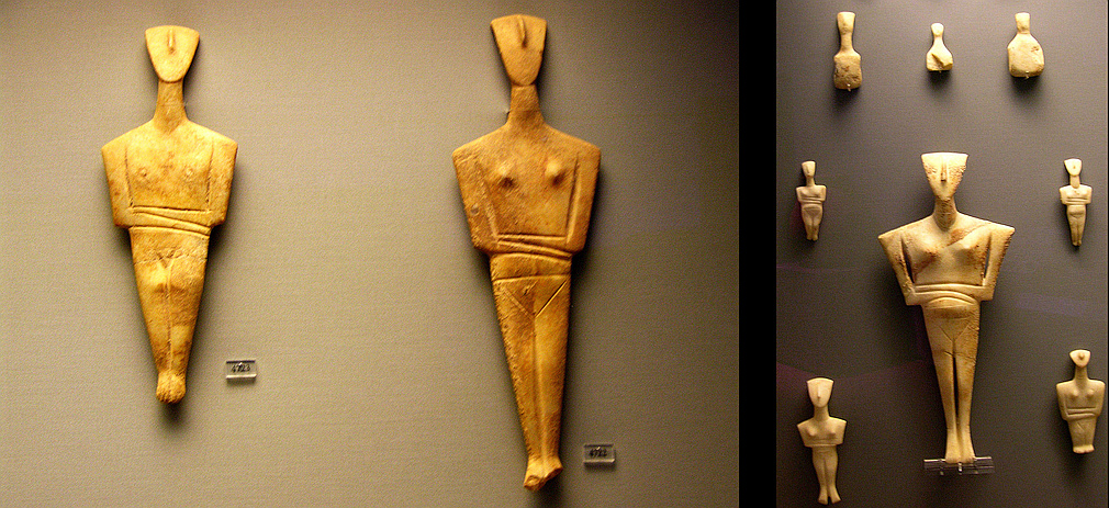 Cycladic figurines