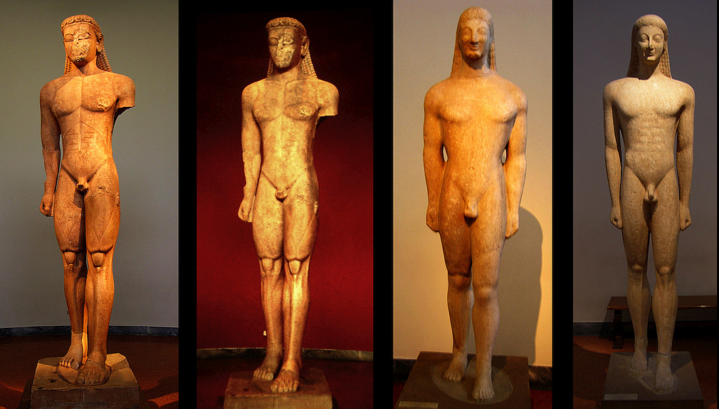 Archaic kouroi