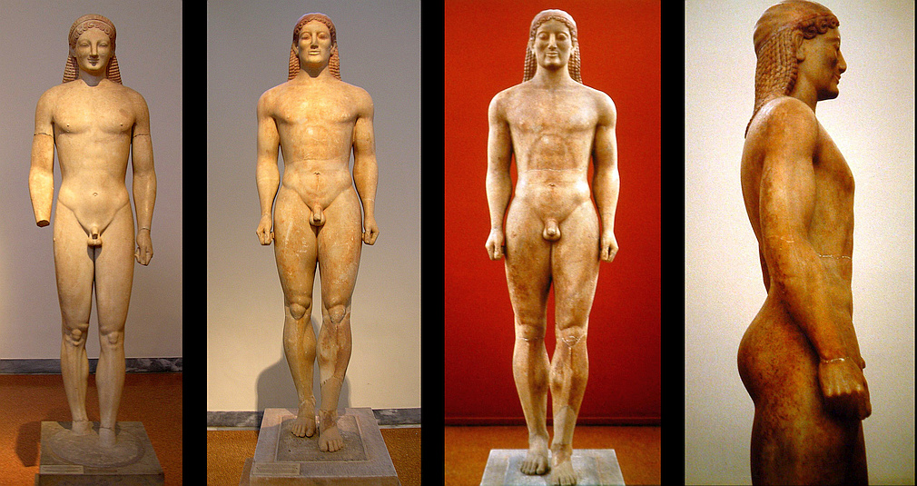 Archaic kouroi