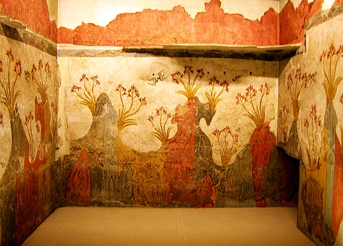 Spring freco from Thera