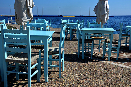 sea front of Methana