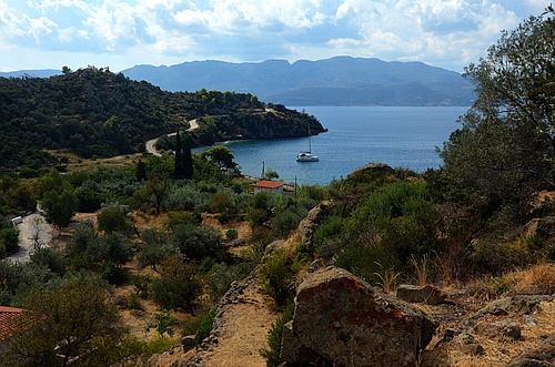 view from Palaiokastro