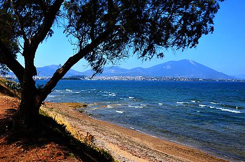 view to modern Chalkida
