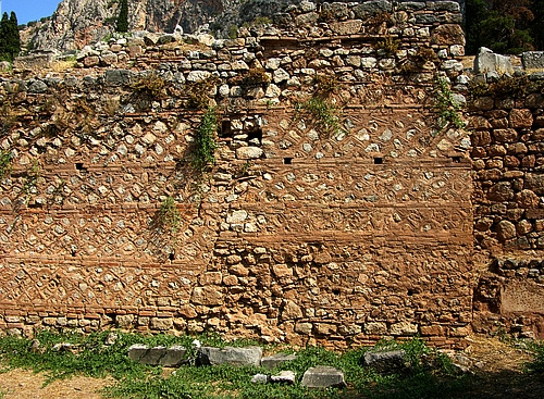 Roman marketplace at the entrance