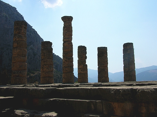temple of Apollo in Delphi