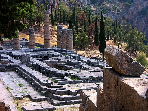 temple of Apollo in Delphi