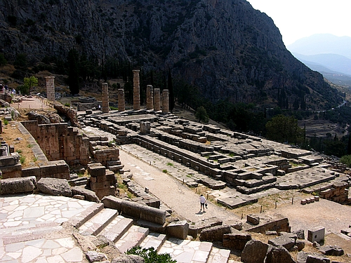 temple of Apollo in Delphi