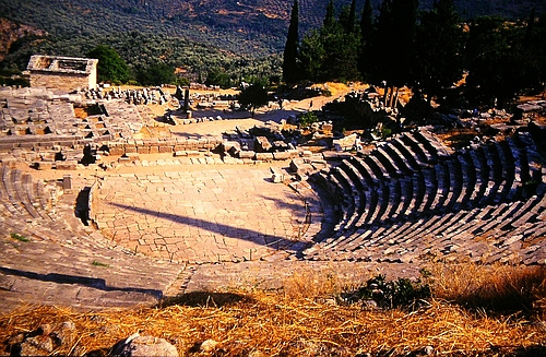 Delphi theatre landscape