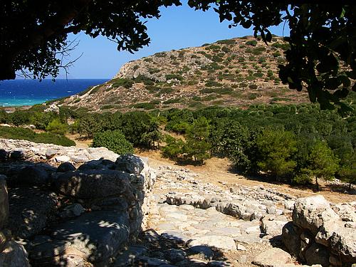 view to Sphoungaras hill