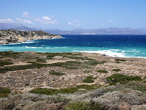 view from Sphoungaras hill