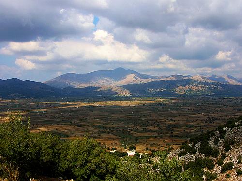 view to the Lasithi plain