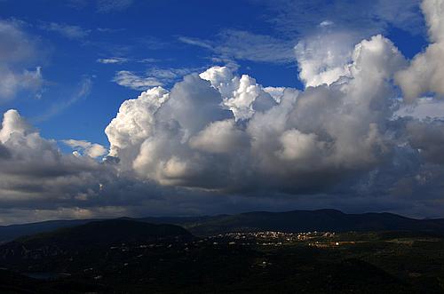clouds in ancient Elina