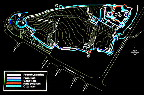 Patras fortress plan