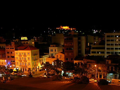 Patras at night