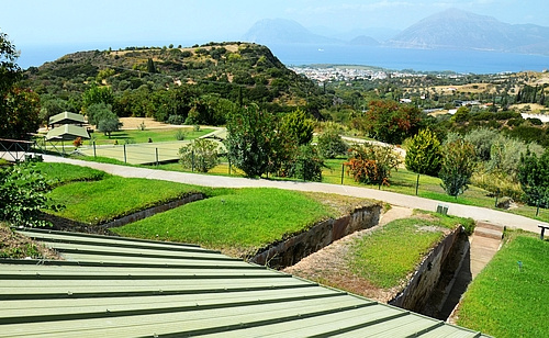 view from the cemetery