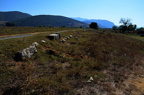 ancient Mantineia city walls
