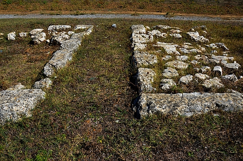 ancient Mantineia city walls