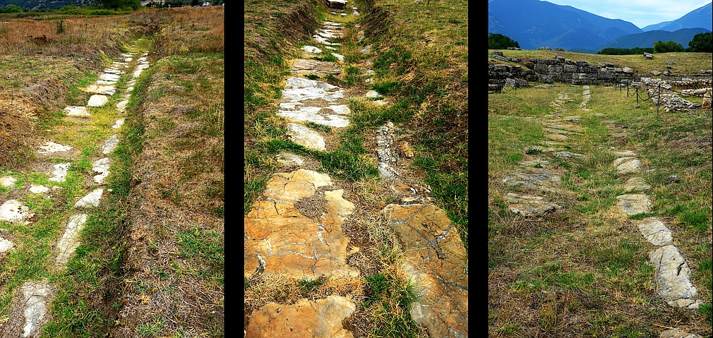 ancient streets of Mantineia