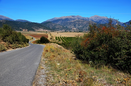Mycenaean water works view