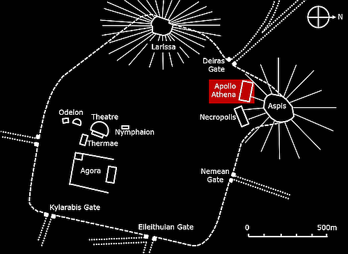 sanctuary of Apollo and Athena location