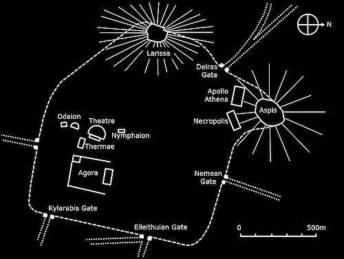 plan of ancient Argos