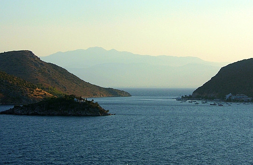 view from Asine acropolis