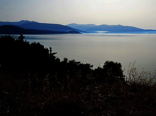 view from Asine acropolis