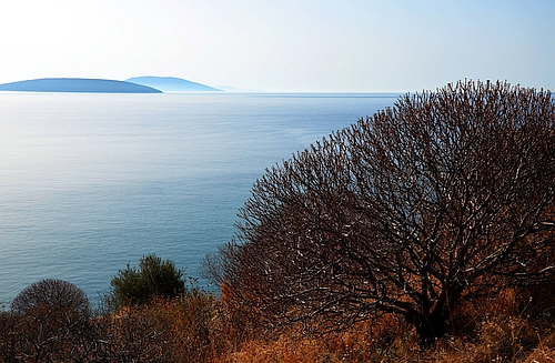 view from Asine acropolis