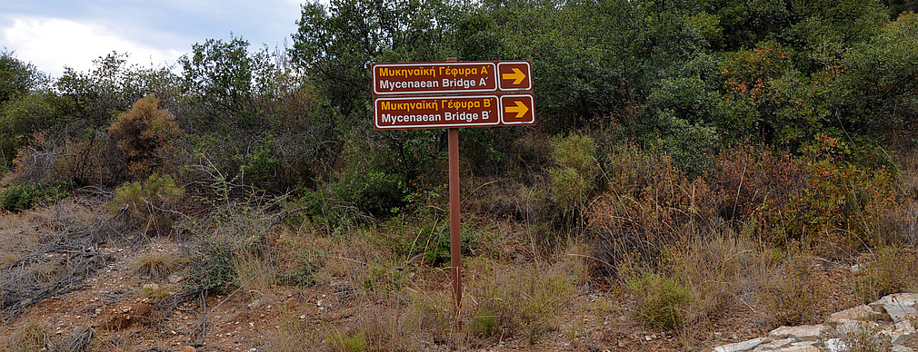 Mycenaean bridges sign
