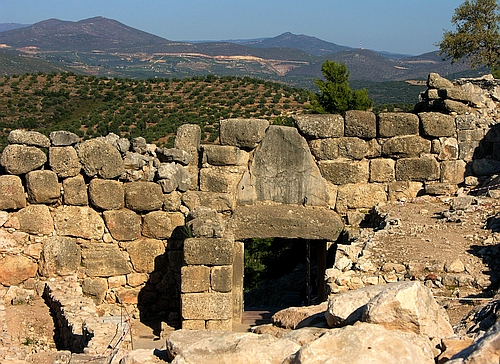 Lion Gate from inside the citadel