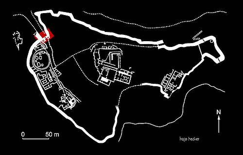 location of the Lion Gate