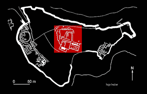 location of the palace of Mycenae