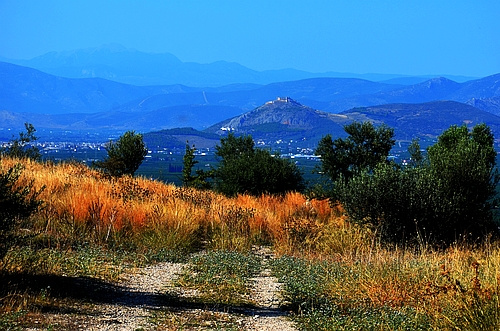 landscape at Panagia ridge