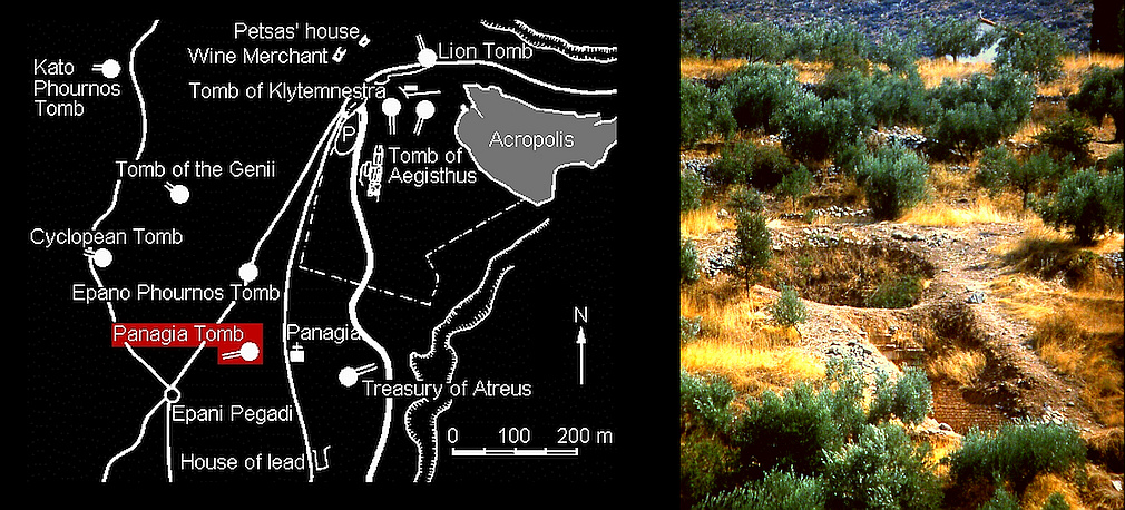 view to Panagia Tomb