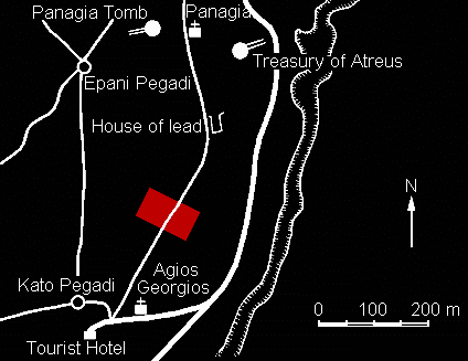 location of Agios Georgios tombs