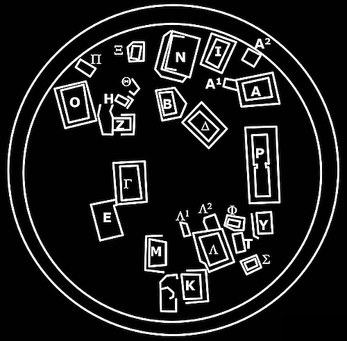 plan of Grave Circle B