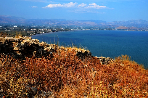 view from Myloi castle