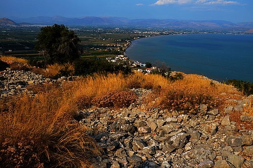 view from Myloi castle