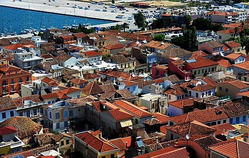 view to Nafplio Old Town