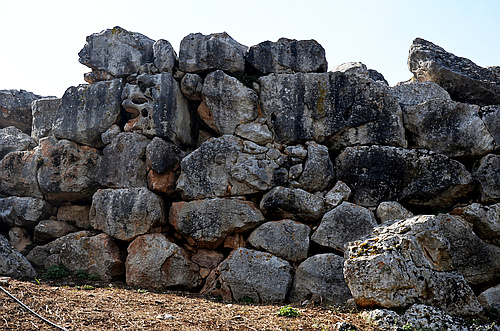 Tiryns Cyclopean walls