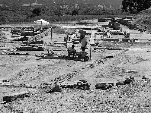 Elis ancient theatre