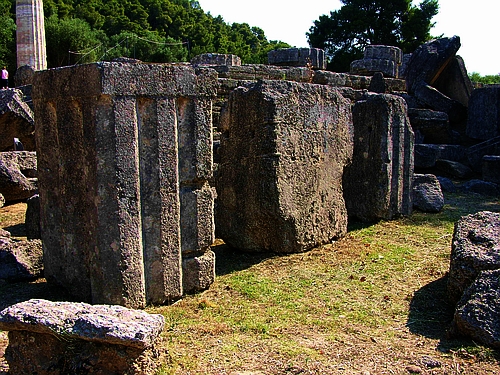 parts of the temple of Zeus