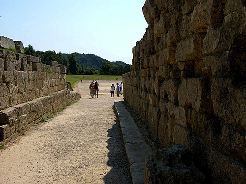entrance to the stadium