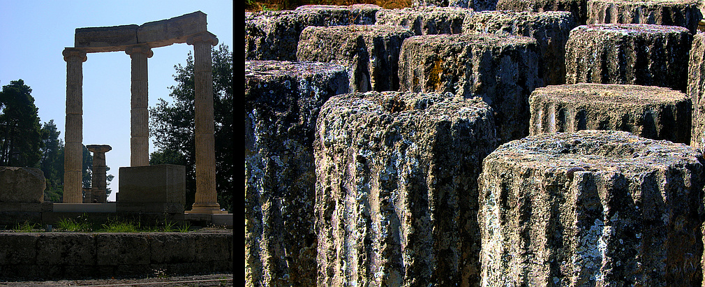 Philippeion and column drums