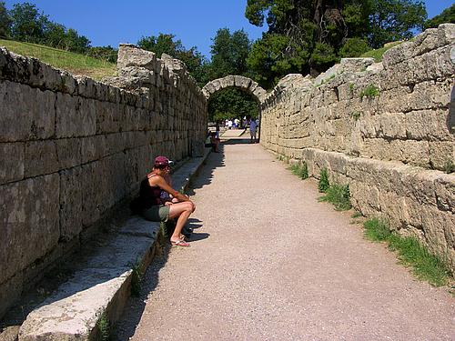 entrance to the stadium